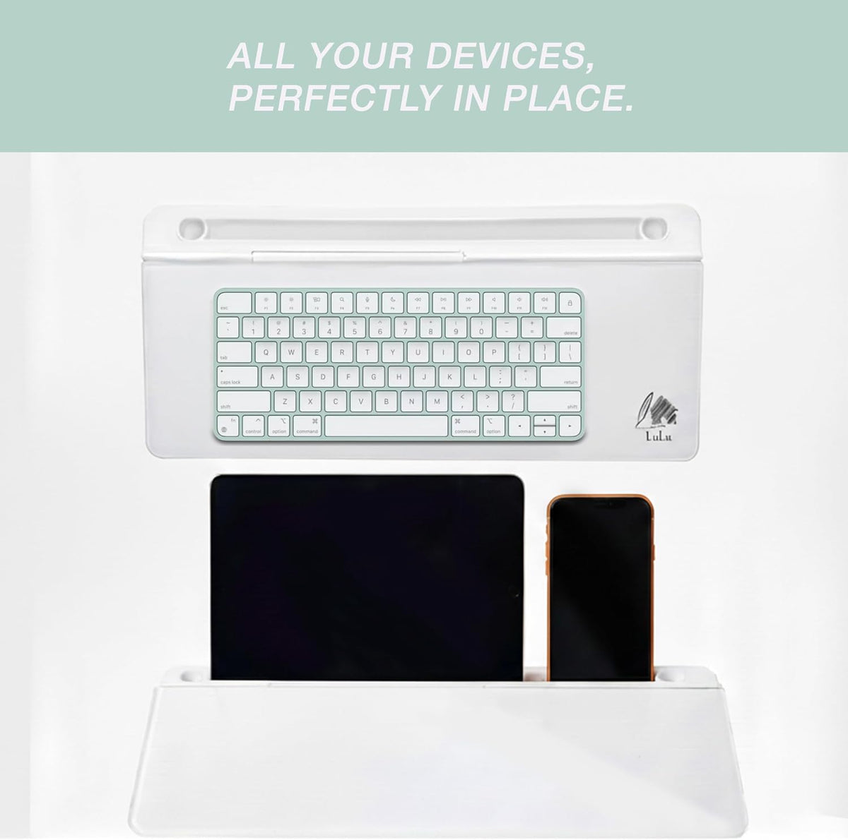 Black Glass Desktop Whiteboard