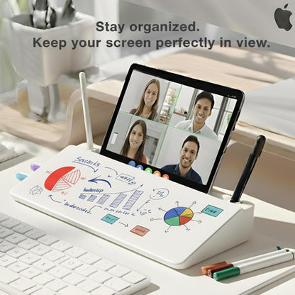 Black Glass Desktop Whiteboard