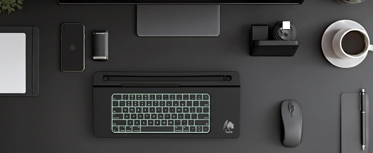 Black Glass Desktop Whiteboard