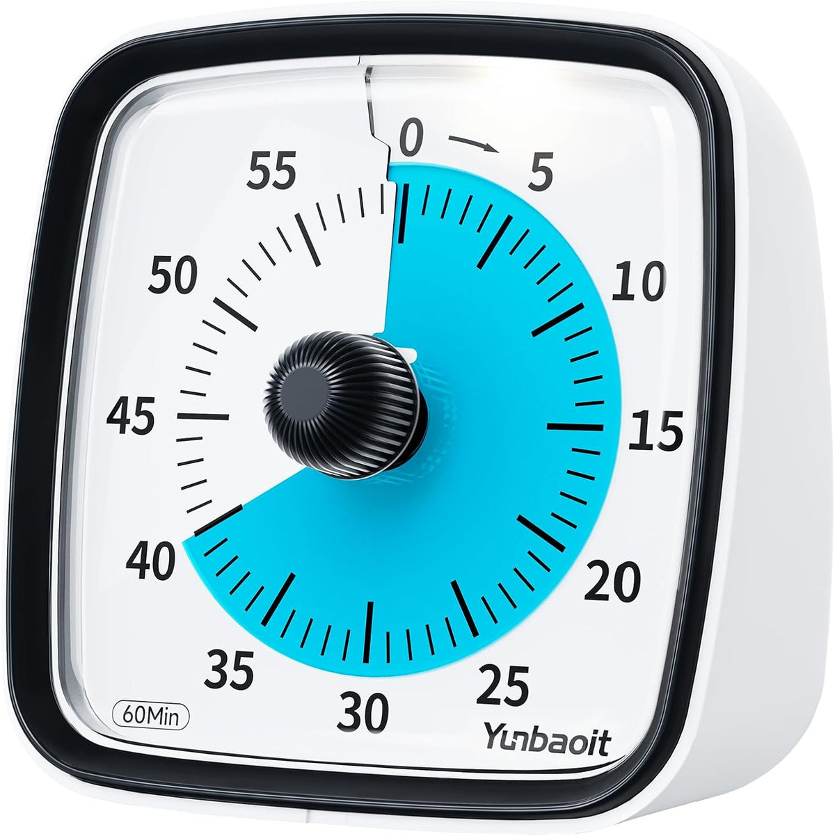 Visual Timer with Night Light, 60 Minute Countdown, Light Blue