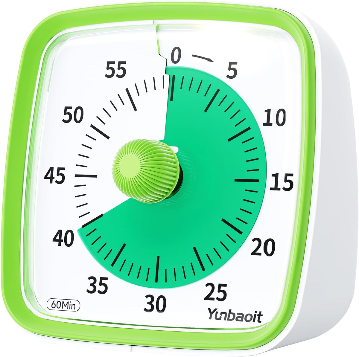 Visual Timer with Night Light, 60 Minute Countdown, Light Blue