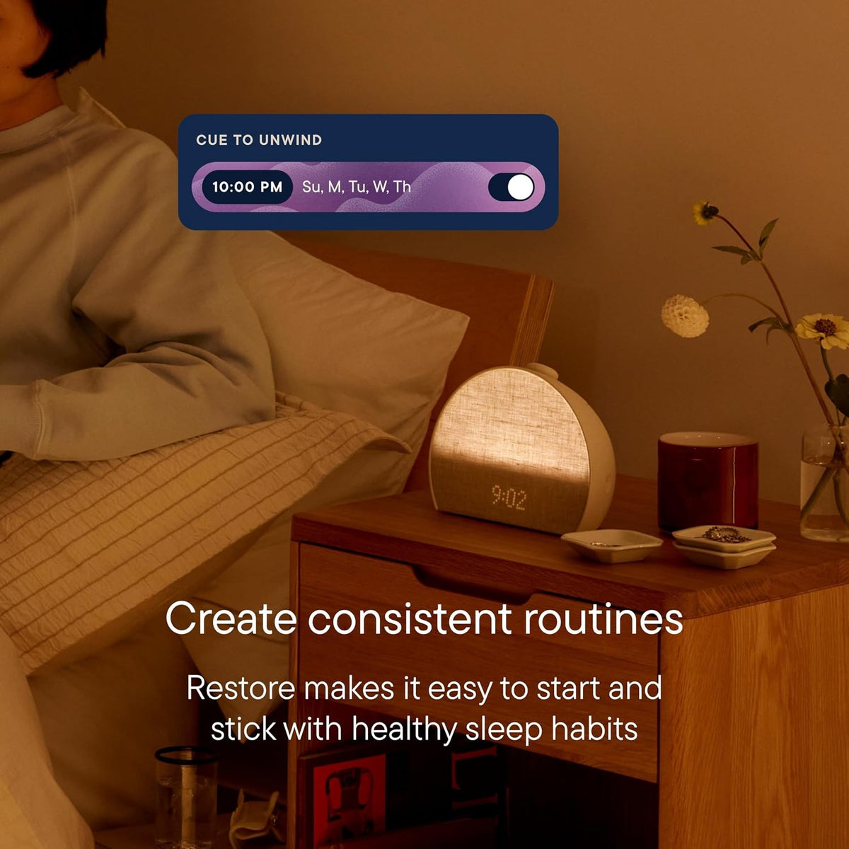 Hatch Restore 3 | Science-Backed Sleep Audio, Circadian Lighting (Putty)