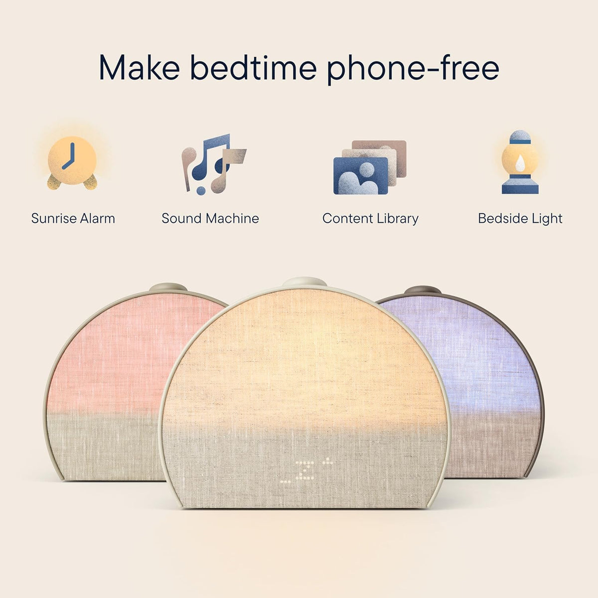 Hatch Restore 3 | Science-Backed Sleep Audio, Circadian Lighting (Putty)