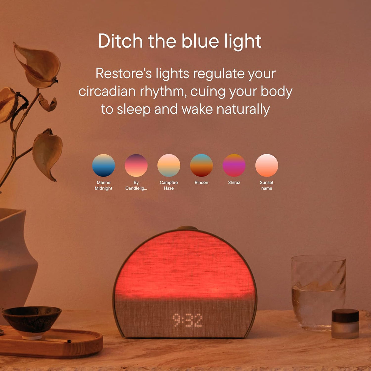 Hatch Restore 3 | Science-Backed Sleep Audio, Circadian Lighting (Putty)