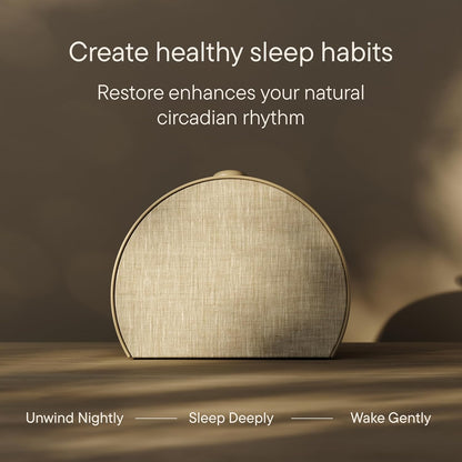 Hatch Restore 3 | Science-Backed Sleep Audio, Circadian Lighting (Putty)