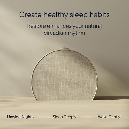 Hatch Restore 3 | Science-Backed Sleep Audio, Circadian Lighting (Putty)