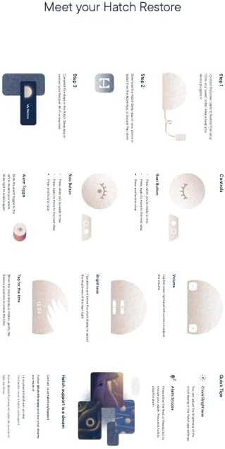 Hatch Restore 3 | Science-Backed Sleep Audio, Circadian Lighting (Putty)