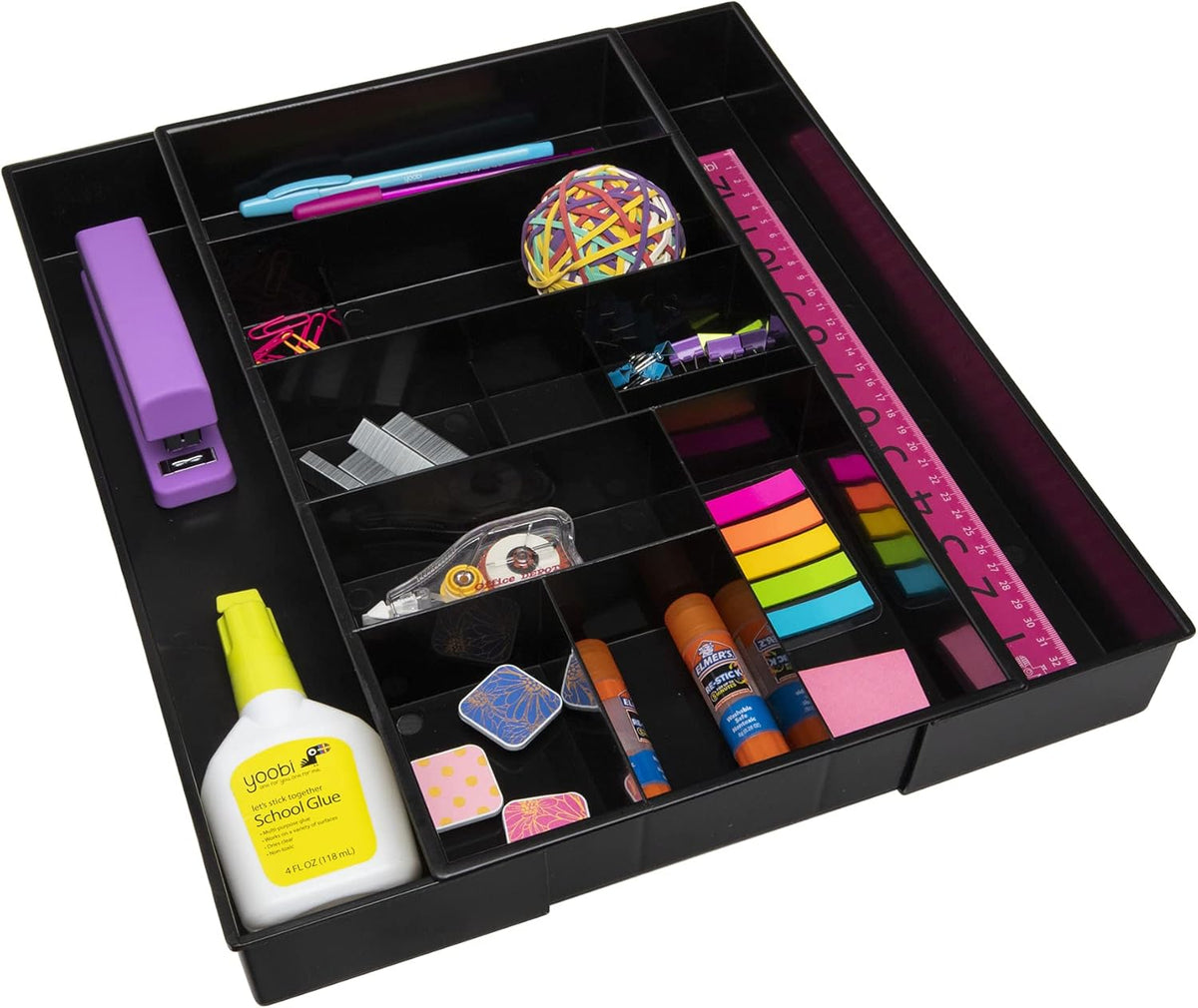Expandable Office Drawer Desk Organizer Storage Tray