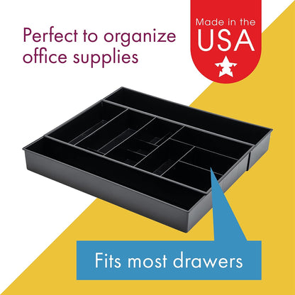Expandable Office Drawer Desk Organizer Storage Tray