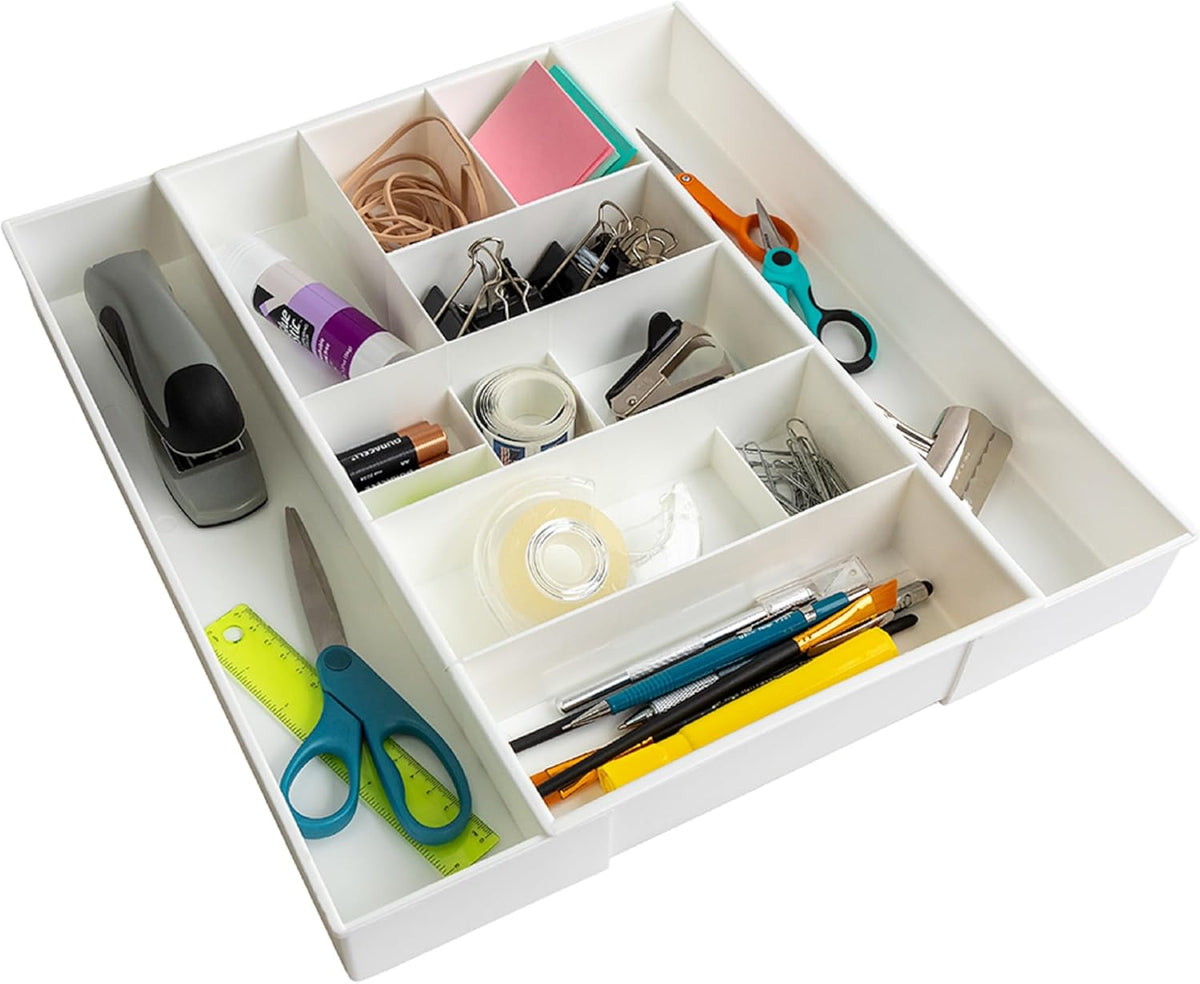 Expandable Office Drawer Desk Organizer Storage Tray