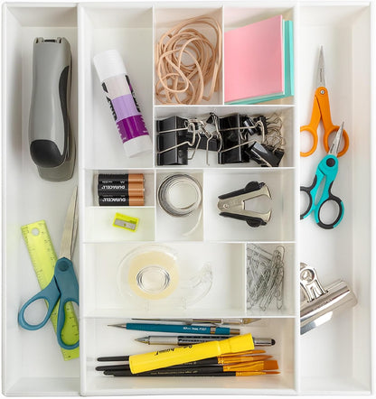 Expandable Office Drawer Desk Organizer Storage Tray