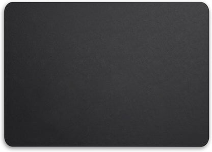 Leather Desk Pad Mat, 17" x 12", Black