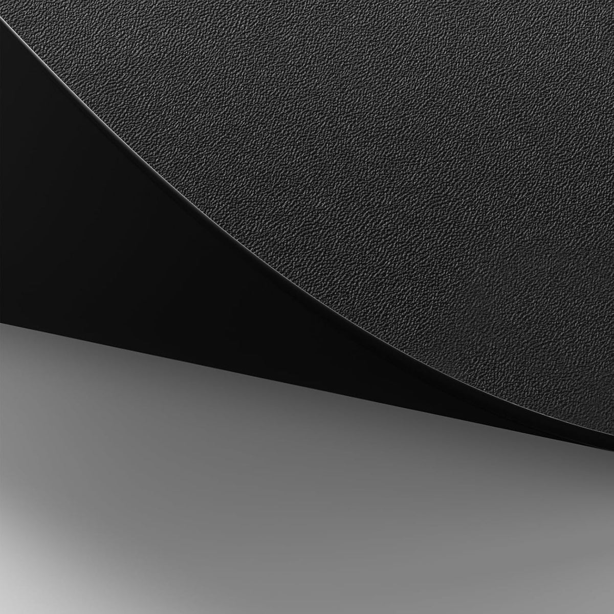 Leather Desk Pad Mat, 17" x 12", Black