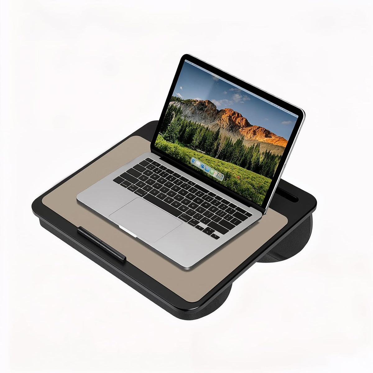 Leather Desk Pad Mat, 17" x 12", Black