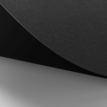 Leather Desk Pad Mat, 17" x 12", Black