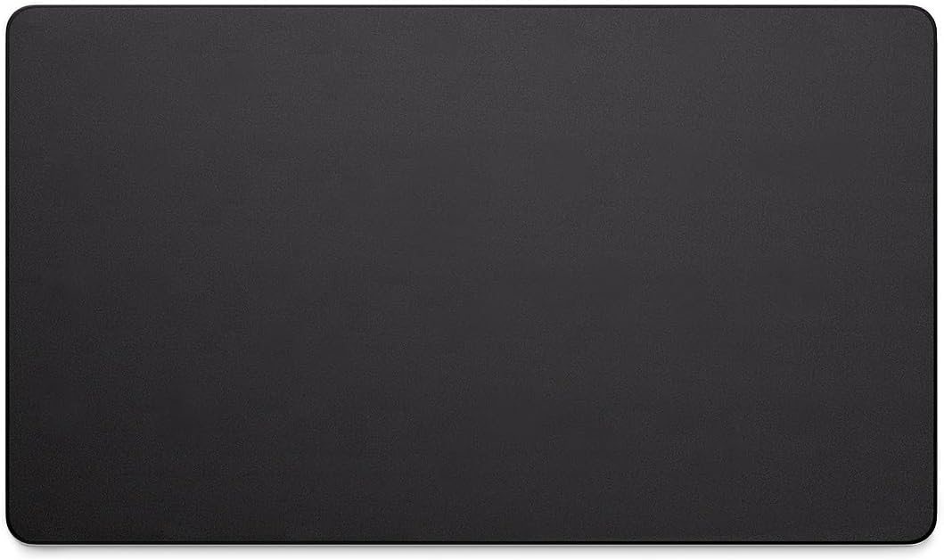 Leather Desk Pad Mat, 17" x 12", Black