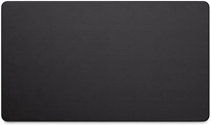 Leather Desk Pad Mat, 17" x 12", Black