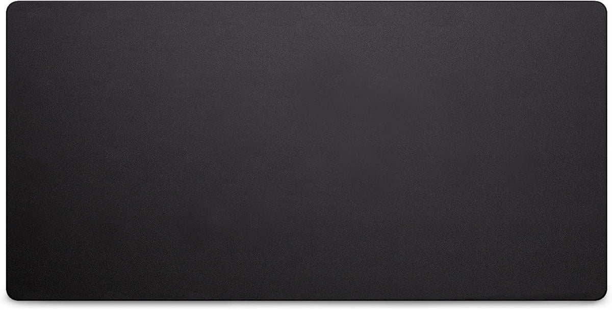 Leather Desk Pad Mat, 17" x 12", Black
