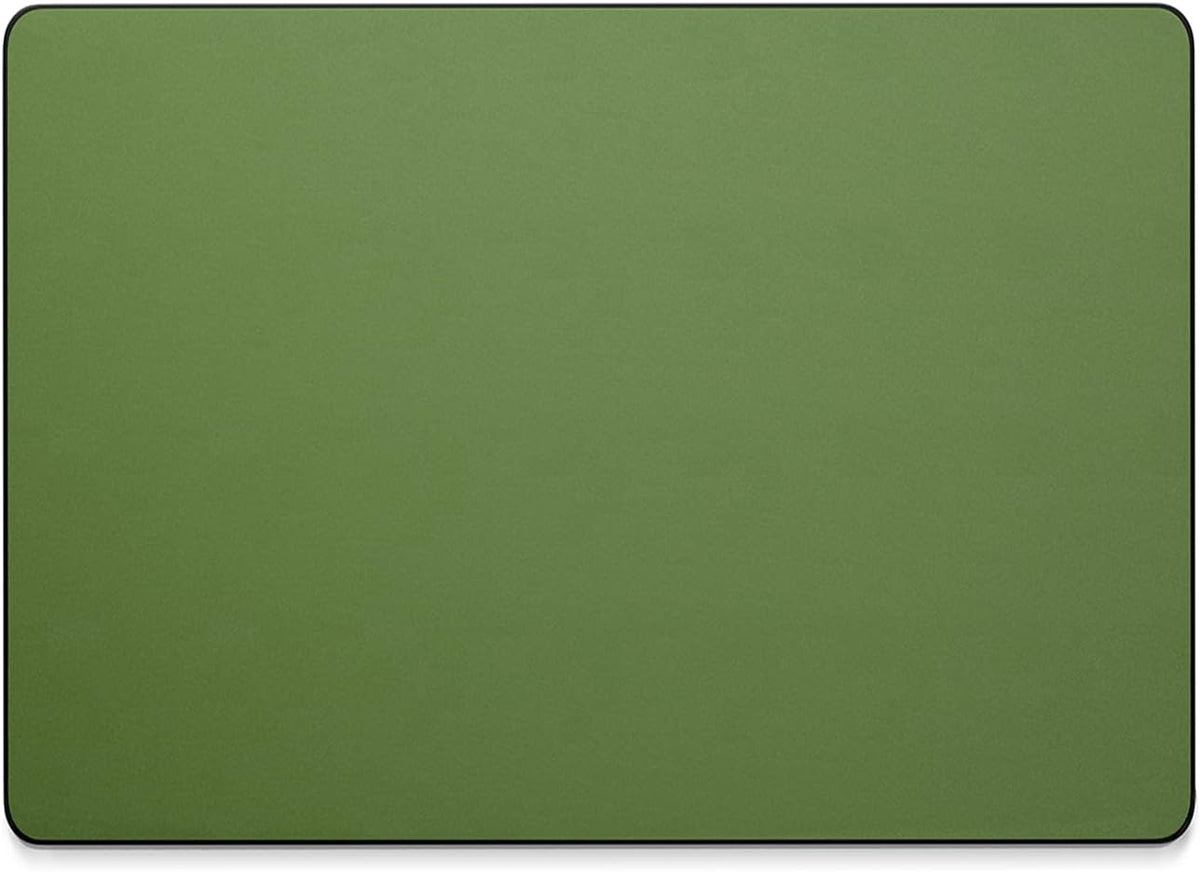 Leather Desk Pad Mat, 17" x 12", Black