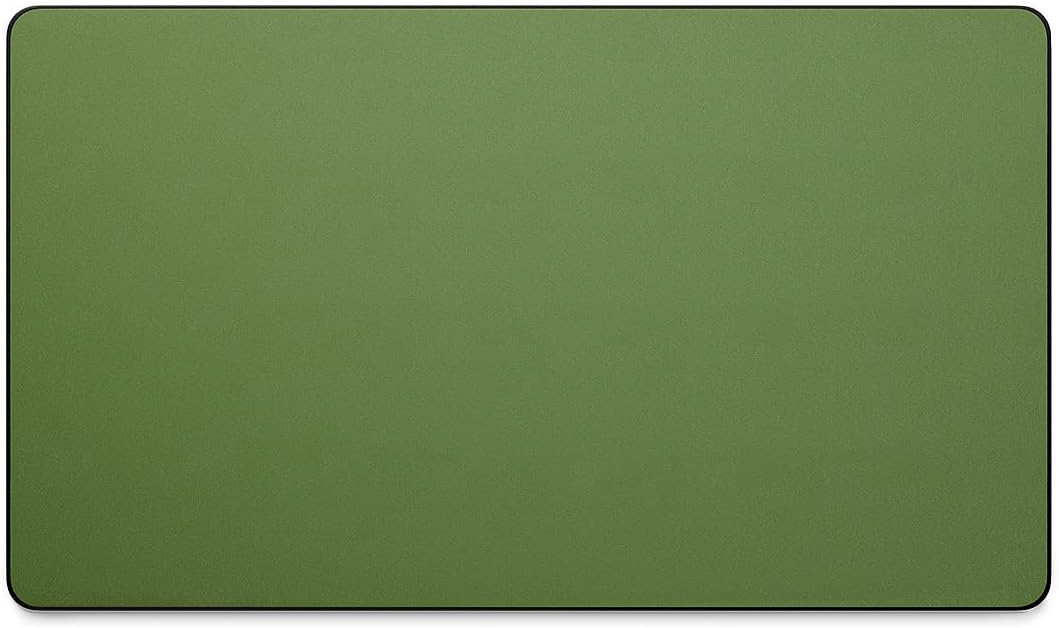 Leather Desk Pad Mat, 17" x 12", Black