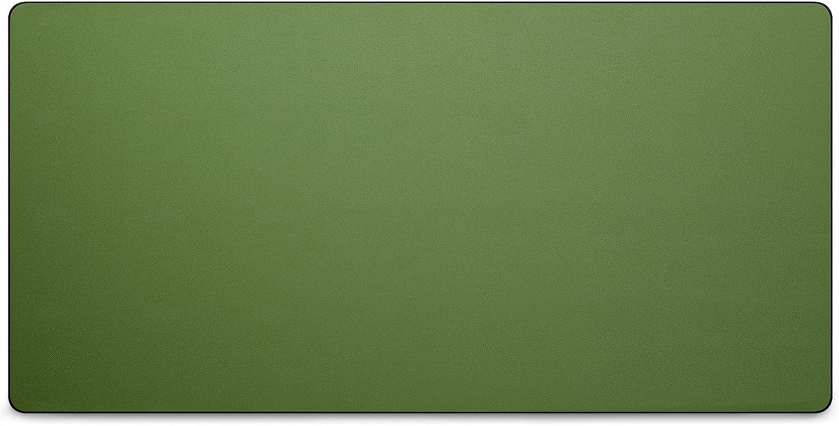 Leather Desk Pad Mat, 17" x 12", Black