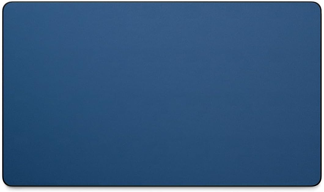 Leather Desk Pad Mat, 17" x 12", Black