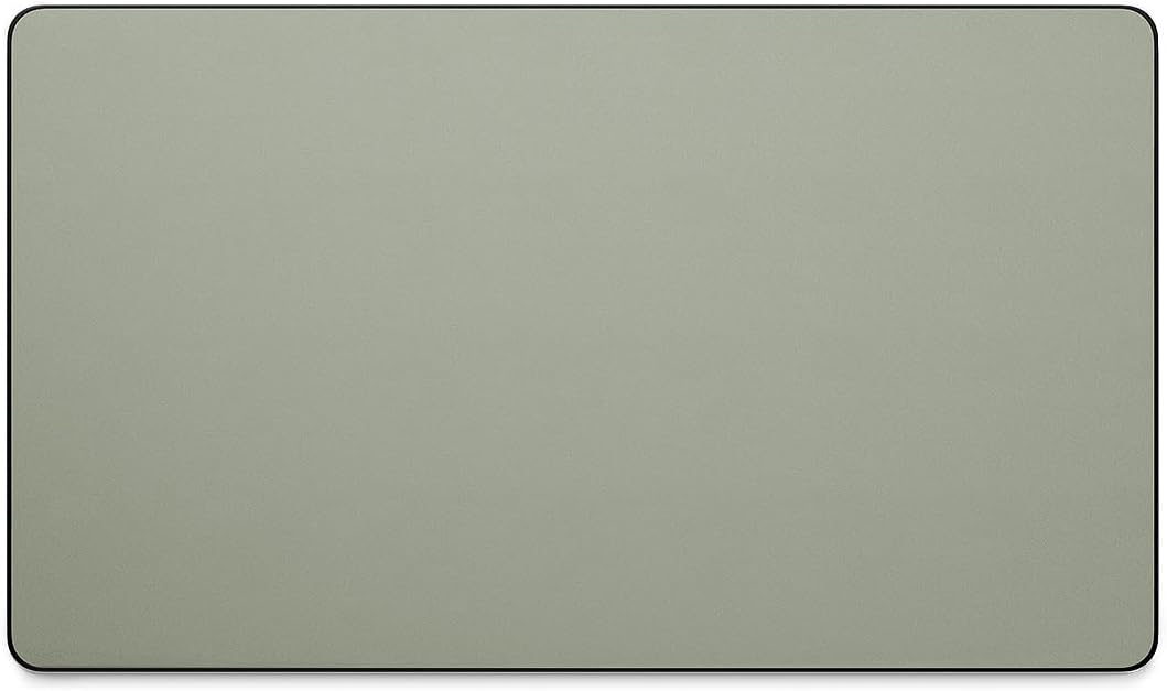 Leather Desk Pad Mat, 17" x 12", Black