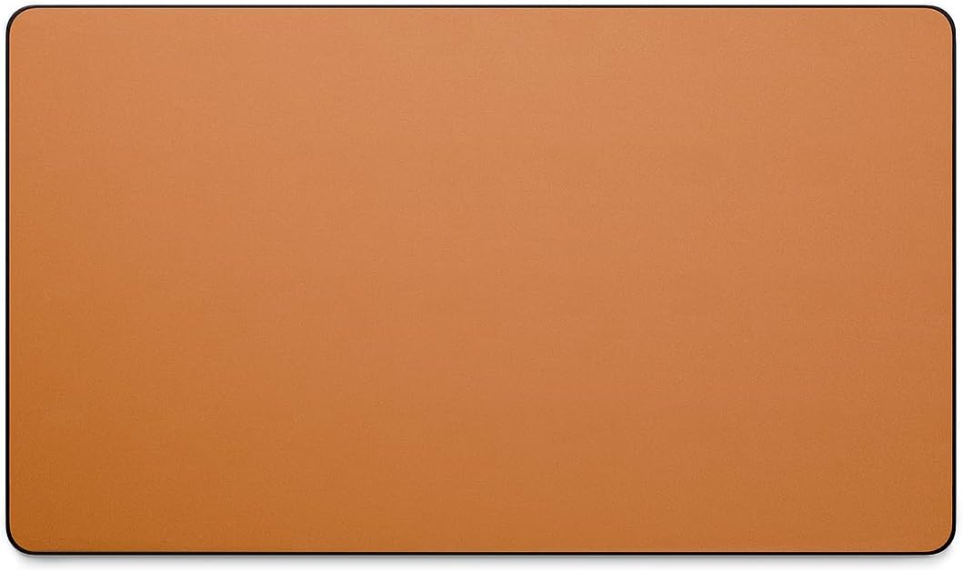 Leather Desk Pad Mat, 17" x 12", Black