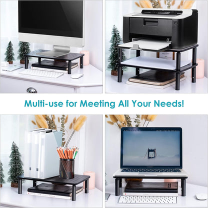 Monitor Riser Desktop Stand Flat Screen TV Monitor Stand Riser