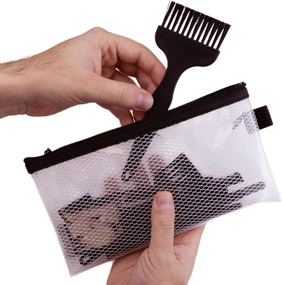 Electronics, Computers, 3D Printers, Anti Static Brush Tool Cleaning Kit - Set of 10 Brushes (Electrostatic Discharge) with Zipper Pouch for Storage - Black Zipper