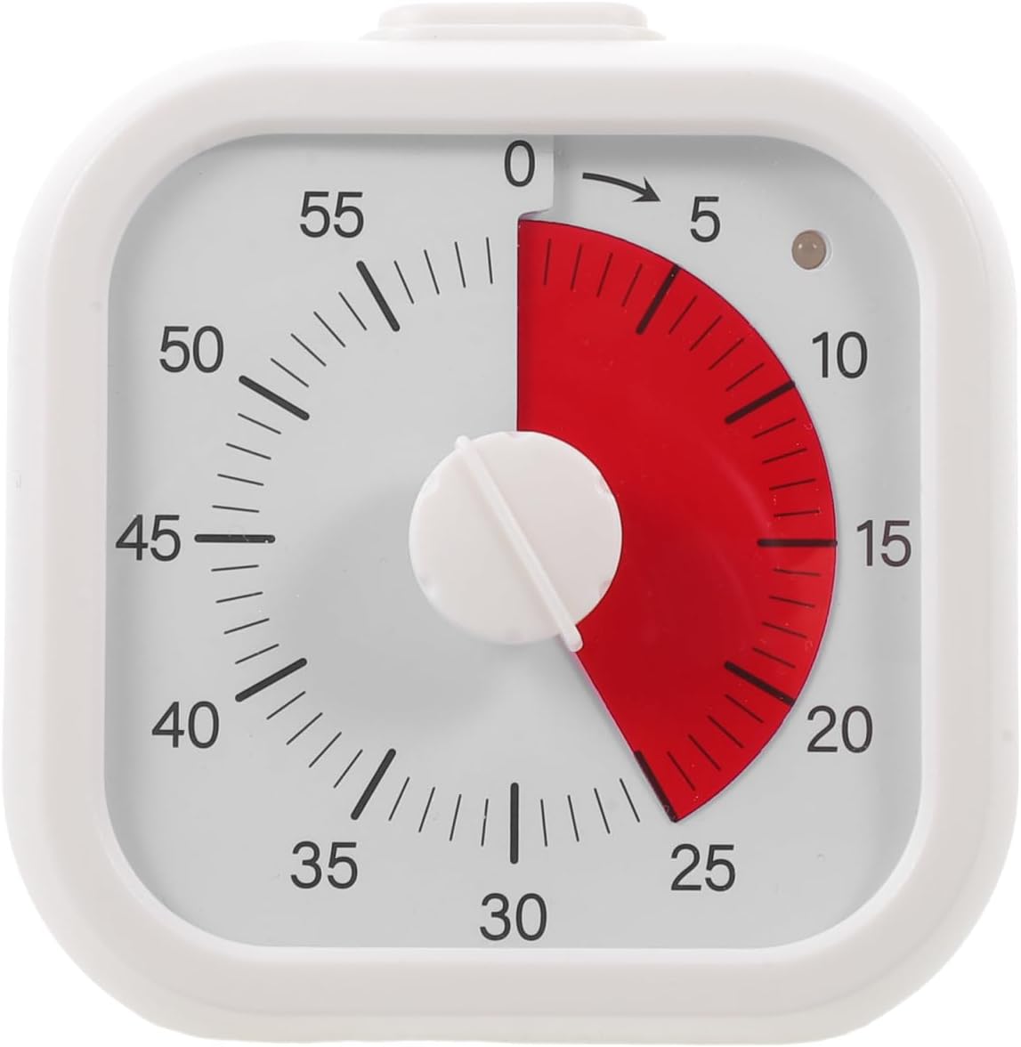 Kitchen Timer Visual Countdown Timer with Clip Silent Analog for Cooking Baking Homework Classroom Management Easy-to-Read Color Display for Home Office Study