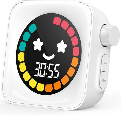 Visual Timer for Kids ADHD, 99-min Digital Countdown/Stopwatch Timer, White