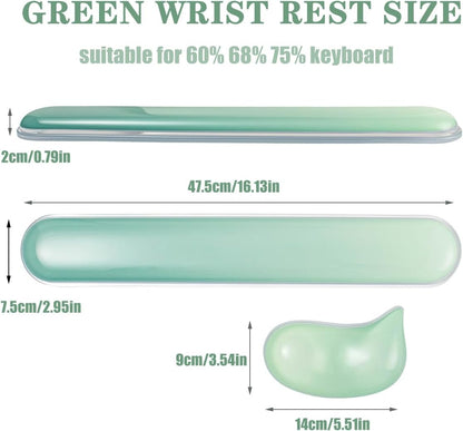 Gel Keyboard and Mouse Wrist Rest Set,Wrist Support for Computer Keyboard