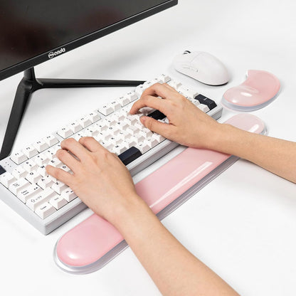 Gel Keyboard and Mouse Wrist Rest Set,Wrist Support for Computer Keyboard