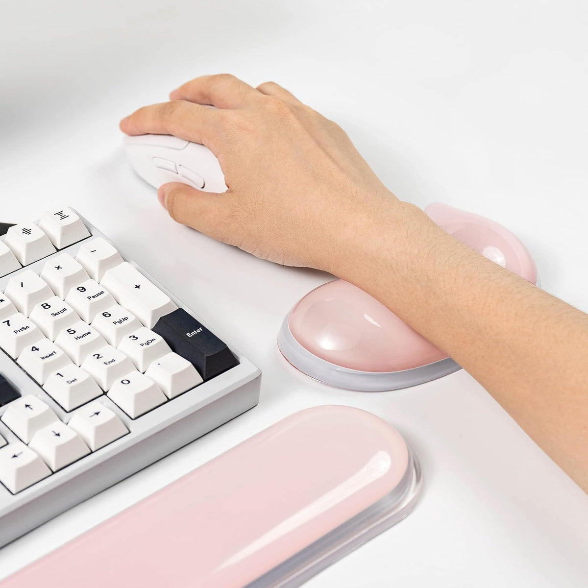 Gel Keyboard and Mouse Wrist Rest Set,Wrist Support for Computer Keyboard
