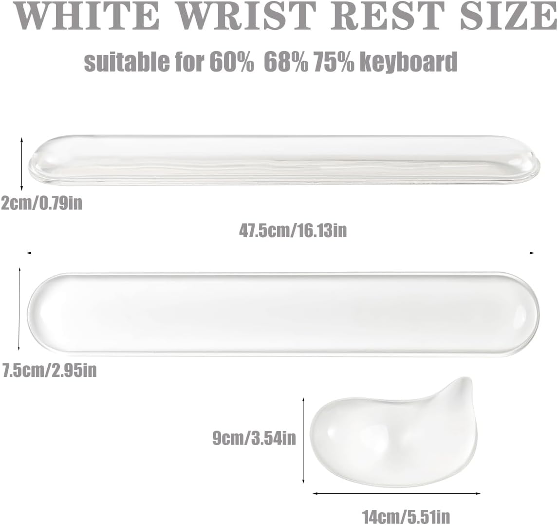 Gel Keyboard and Mouse Wrist Rest Set,Wrist Support for Computer Keyboard