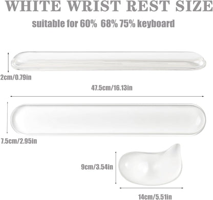 Gel Keyboard and Mouse Wrist Rest Set,Wrist Support for Computer Keyboard
