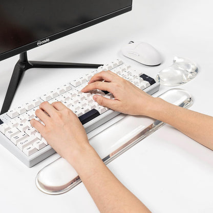 Gel Keyboard and Mouse Wrist Rest Set,Wrist Support for Computer Keyboard
