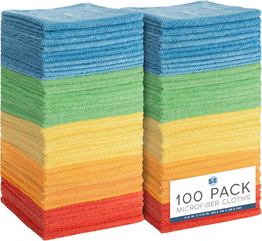 . Microfiber Cleaning Cloth, 11.5" x 11.5"