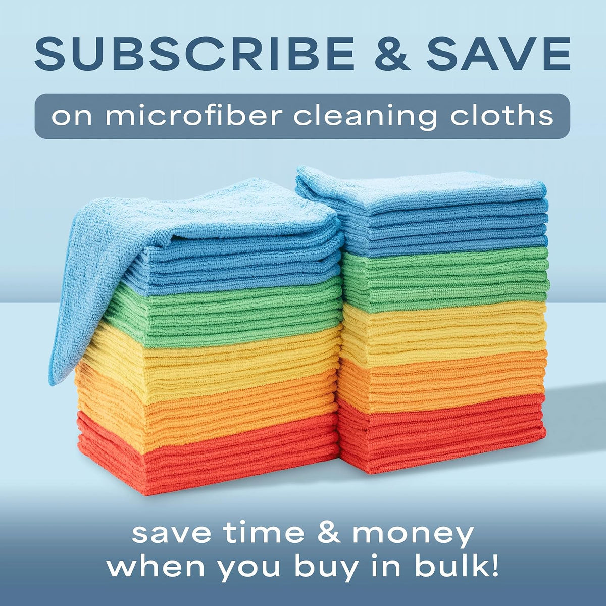 . Microfiber Cleaning Cloth, 11.5" x 11.5"