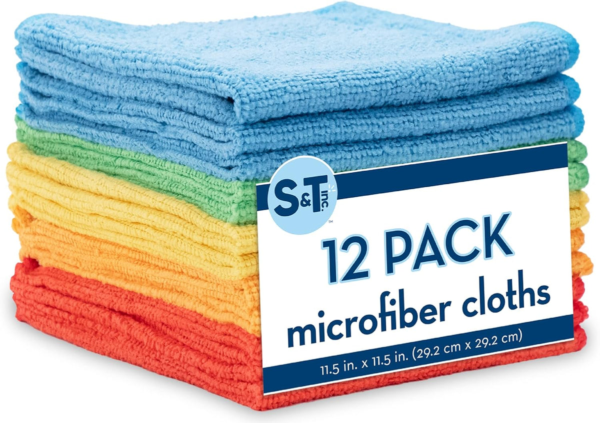 . Microfiber Cleaning Cloth, 11.5" x 11.5"
