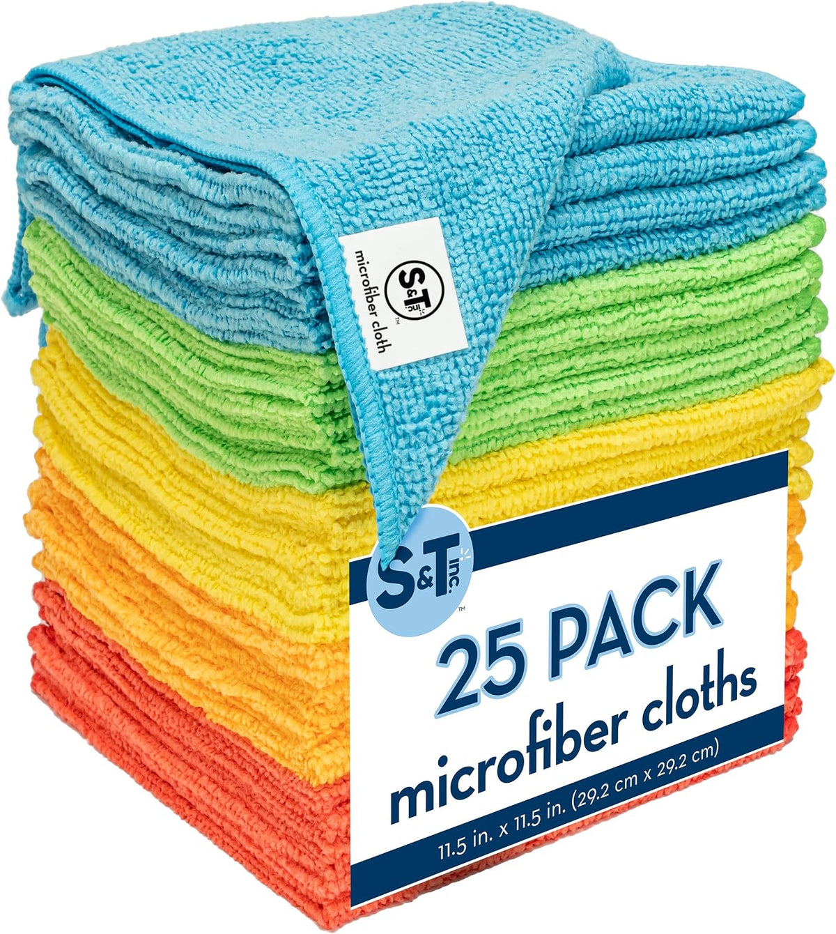 . Microfiber Cleaning Cloth, 11.5" x 11.5"