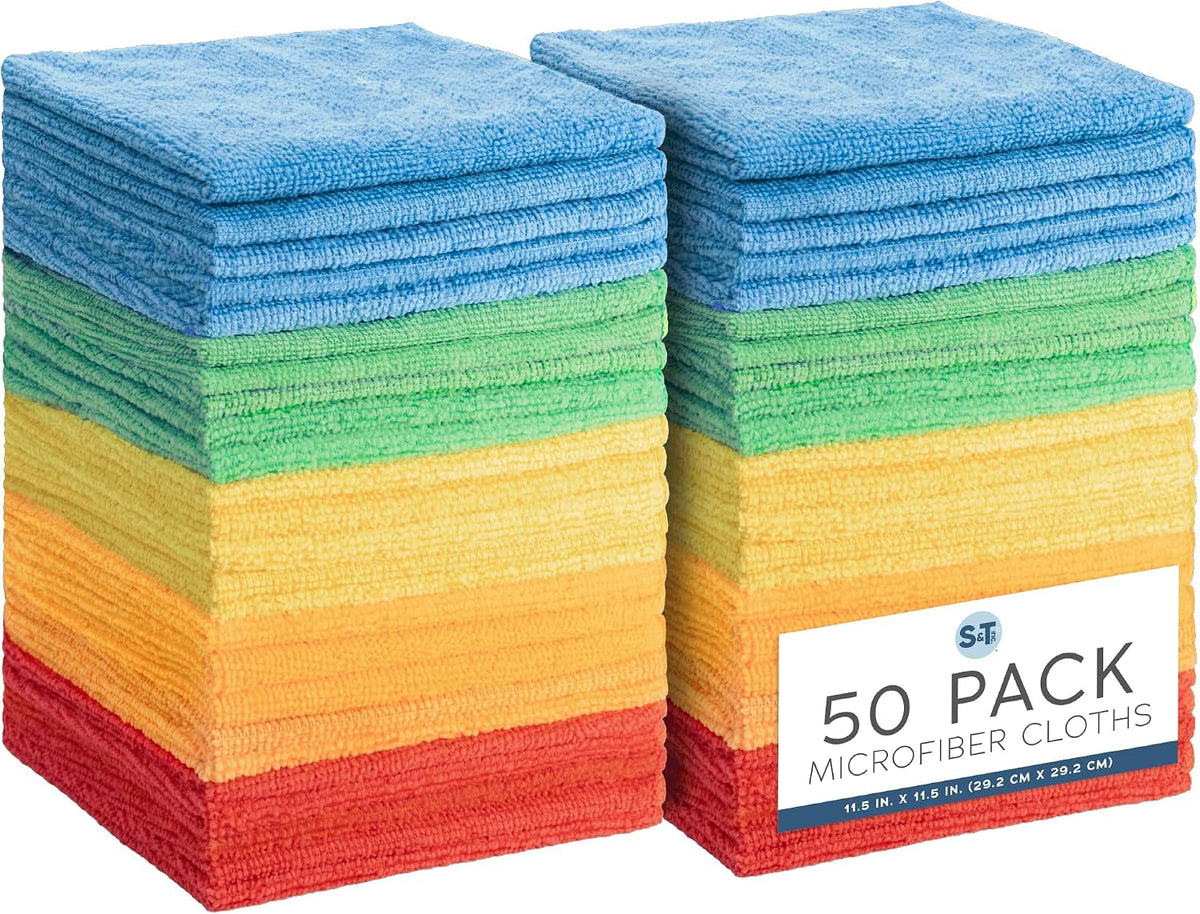 . Microfiber Cleaning Cloth, 11.5" x 11.5"