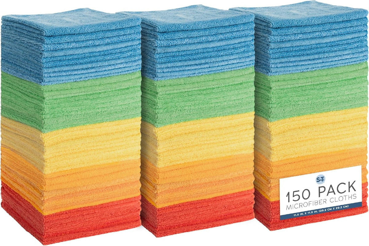 . Microfiber Cleaning Cloth, 11.5" x 11.5"