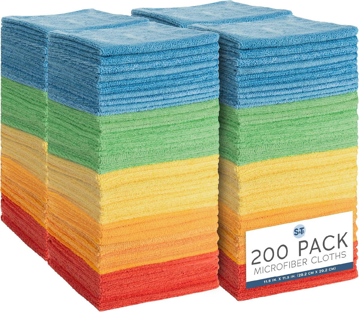 . Microfiber Cleaning Cloth, 11.5" x 11.5"