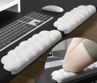L-Shaped Desk Elbow Pad for Desk,Memory Foam Elbow Support Pad 2Pack