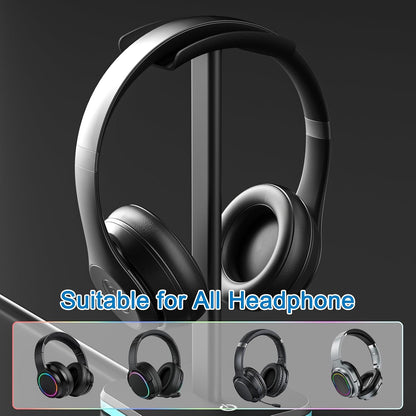 Headphone Stand for Desk - Headset Stand Headphone Holder (Black)