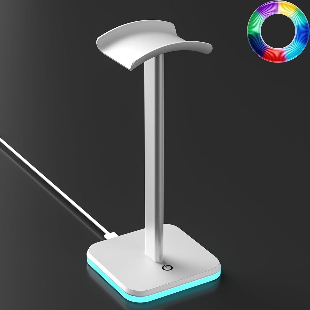 Headphone Stand for Desk - Headset Stand Headphone Holder (Black)