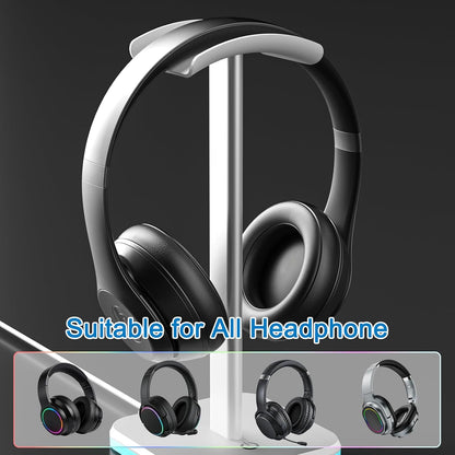 Headphone Stand for Desk - Headset Stand Headphone Holder (Black)