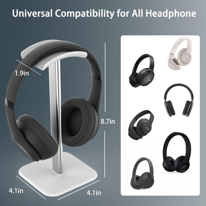 Headphone Stand for Desk - Headset Stand Headphone Holder (Black)